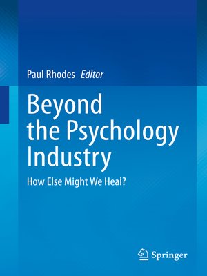 cover image of Beyond the Psychology Industry